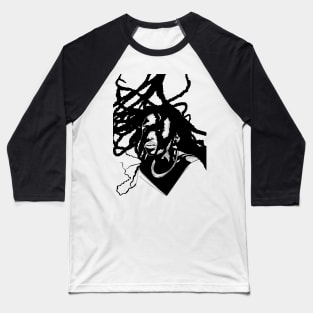 Long hair Beauty Baseball T-Shirt